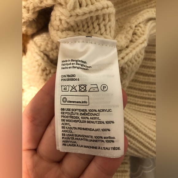 L.O.G.G H&M Cream Knit Sweater - Picture 6 of 7